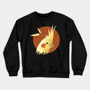 Fluffy Cockatoo Circle Crewneck Sweatshirt